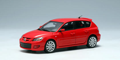 Mazda 3 MPS - 2005 - Vermelho<BR>1/43