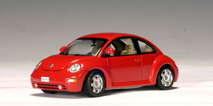 VW New Beetle - 1999 - Vermelho<BR>1/43 VW New Beetle - 1999 - Vermelho<BR>1/43