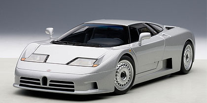 Bugatti EB110 GT - 1991 - Prata<BR>1/18 Bugatti EB110 GT - 1991 - Prata<BR>1/18
