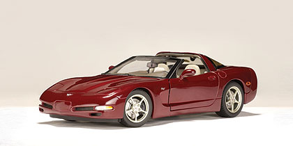 Chevrolet Corvette 50th Anniversary - 2003 - Vinho<BR>1/18 Chevrolet Corvette 50th Anniversary - 2003 - Vinho<BR>1/18