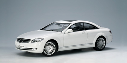 Mercedes-Benz CL Coupe - 2007 - Branco<BR>1/18