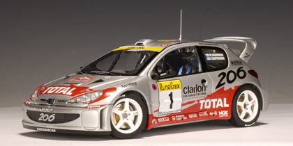 Peugeot 206 WRC # 1 - 2001<BR>1/18 Peugeot 206 WRC # 1 - 2001<BR>1/18