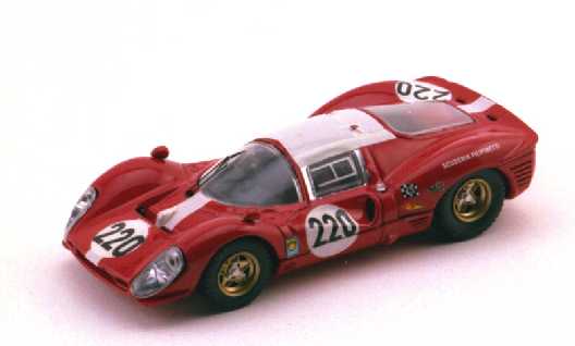 Ferrari 412 P # 220 Targa Florio - 1967<BR>1/43 Ferrari 412 P # 220 Targa Florio - 1967<BR>1/43