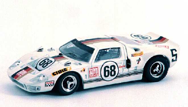 Ford GT 40 # 68 Le Mans - 1969<BR>1/43 Ford GT 40 # 68 Le Mans - 1969<BR>1/43
