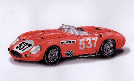 Maserati 450S # 537 Mille-Miglia - 1957<BR>1/43 Maserati 450S # 537 Mille-Miglia - 1957<BR>1/43