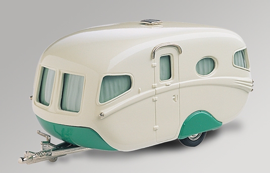 Willerby Vogue Caravan - 1956 - Creme<BR>1/43