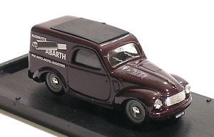 Fiat 500C Furgoncino marmitte Abarath - 1956 - Preto<BR>1/43