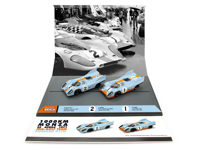 Porsche 917 JWA-Gulf Team #1 #2 - 1971<BR>1/43