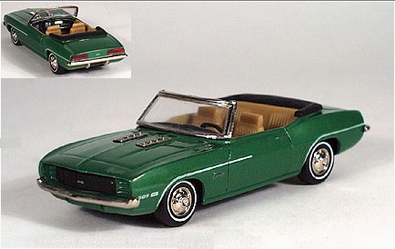 Chevrolet Camaro RS Top Down - 1969 - Verde<BR>1/43