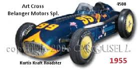 Kurtis Kraft Roadster # 99 - Indy 500 - 1955 - Art Cross<BR>1/18