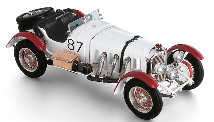 Mercedes Benz SSKL # 87 Mille Miglia - 1931<BR>1/18 Mercedes Benz SSKL # 87 Mille Miglia - 1931<BR>1/18