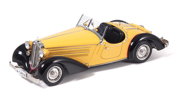 Audi Front 225 Roadster - 1935 - Amarelo/Preto<BR>1/18