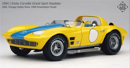 Chevrolet Corvette Chicago Hobby Show - 1966 - Amarelo<BR>1/18