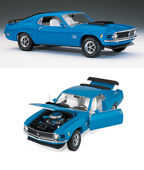 Ford Mustang Boss 429 - 1970 - Azul<BR>1/24