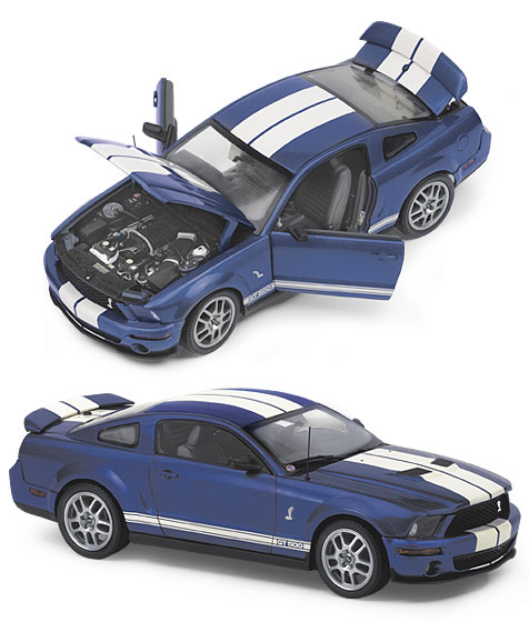 Shelby® GT500® Coupe - 2007 - Azul<BR>1/24