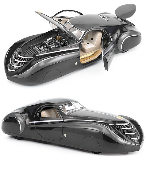 Duesenberg Coupe Simone - Midnight Ghost - 1939<BR>1/24