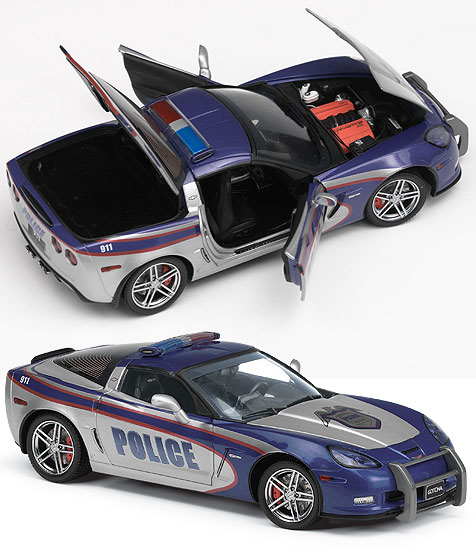 Corvette® C6 ZO6 Police Car - 2006<BR>1/24