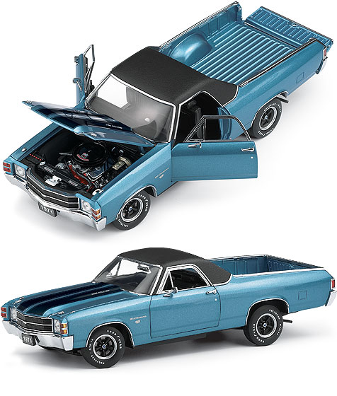 Chevrolet® El Camino™ SS454 - 1971 - Azul<BR>1/24