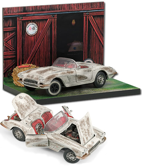 Corvette® Barn Find Diorama - 1959<BR>1/24