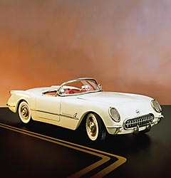 Corvette® - 1953 - Branco<BR>1/24