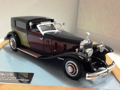 Rolls Royce Phantom II - 1933 - Preto<BR>1/43