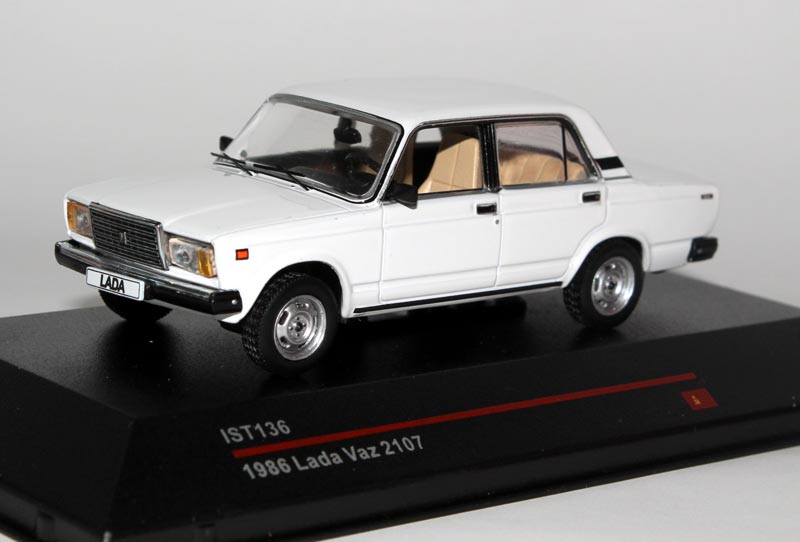 Lada VAZ 2107 - 1986 - Branco<BR>1/43