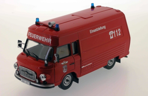 Barkas B1000 SMH3 Feuerwehr - 1984 - Vermelho<BR>1/43 Barkas B1000 SMH3 Feuerwehr - 1984 - Vermelho<BR>1/43
