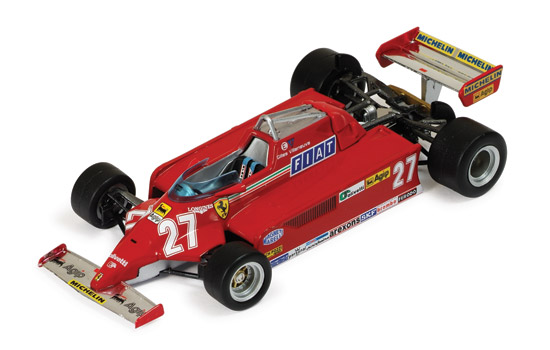 F1 Ferrari 126 CK - 1981 - Gilles Villeneuve<BR>1/43