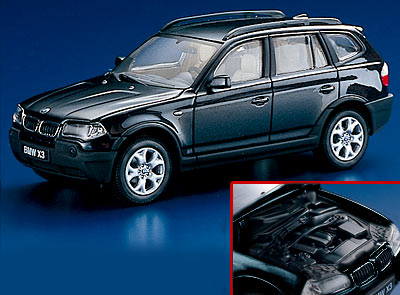 BMW X3 - 2004 - Preto<BR>1/43