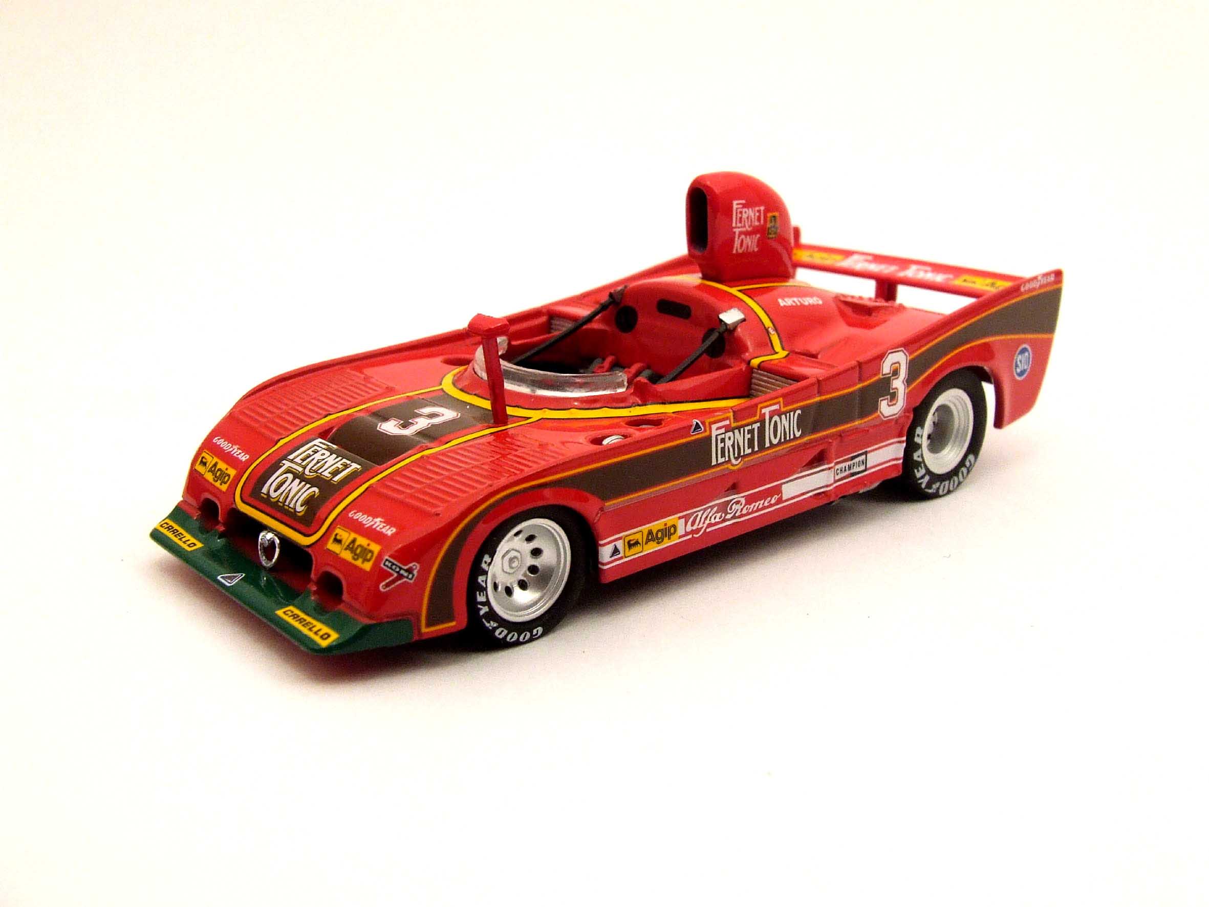 Alfa Romeo 33.3 SC Turbo Monza # 3 - 1977 - A.Merzario<BR>1/43