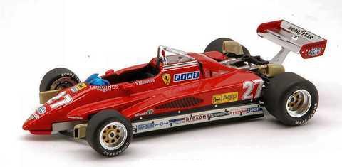 F1 Ferrari 126 C2 San Marino GP - 1982 - G.Villeneuve<BR>1/43