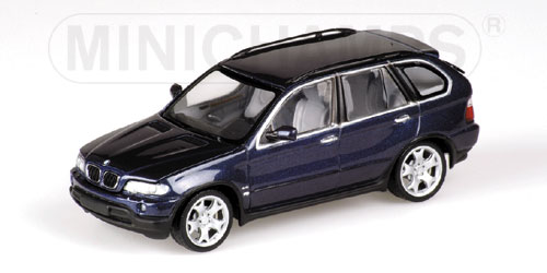 BMW X5 - 1999 - Azul<BR>1/43