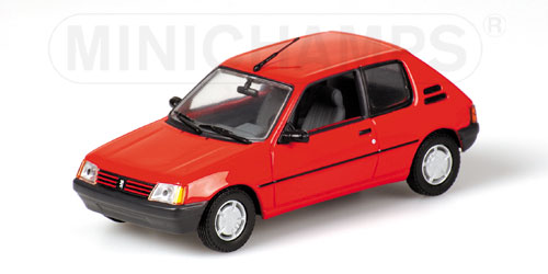 Peugeot 205 - 1988 - Vermelho<BR>1/43