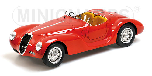 Alfa Romeo 6C 2500 SS Corsa Spider - 1939 - Vermelho<BR>1/18