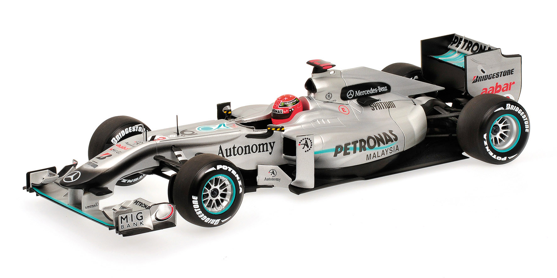 F1 Mercedes GP - 2010 - M.Schumacher<BR>1/18