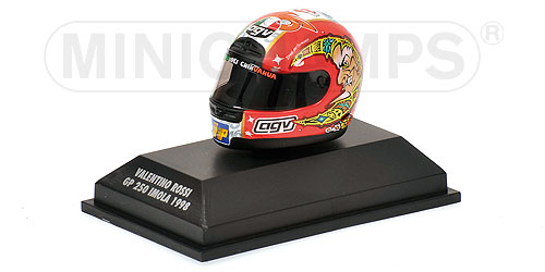 Capacete AGV GP 250 Imola - 1998 - Valentino Rossi<BR>1/8