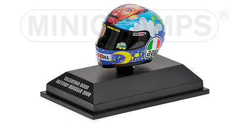 Capacete AGV Moto GP Mugello - 2008 - Valentino Rossi<BR>1/8