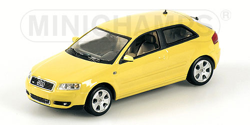 Audi A3 - 2003 - Amarelo<BR>1/43