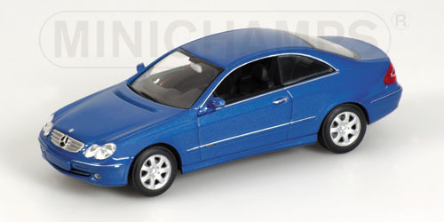 Mercedes-Benz CLK-Class (C209) - 2002 - Azul<BR>1/43