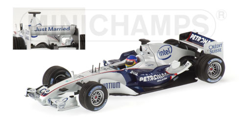 F1 BMW F1.06 # 17 Just Married - 2006 - J. Villeneuve<BR>1/43