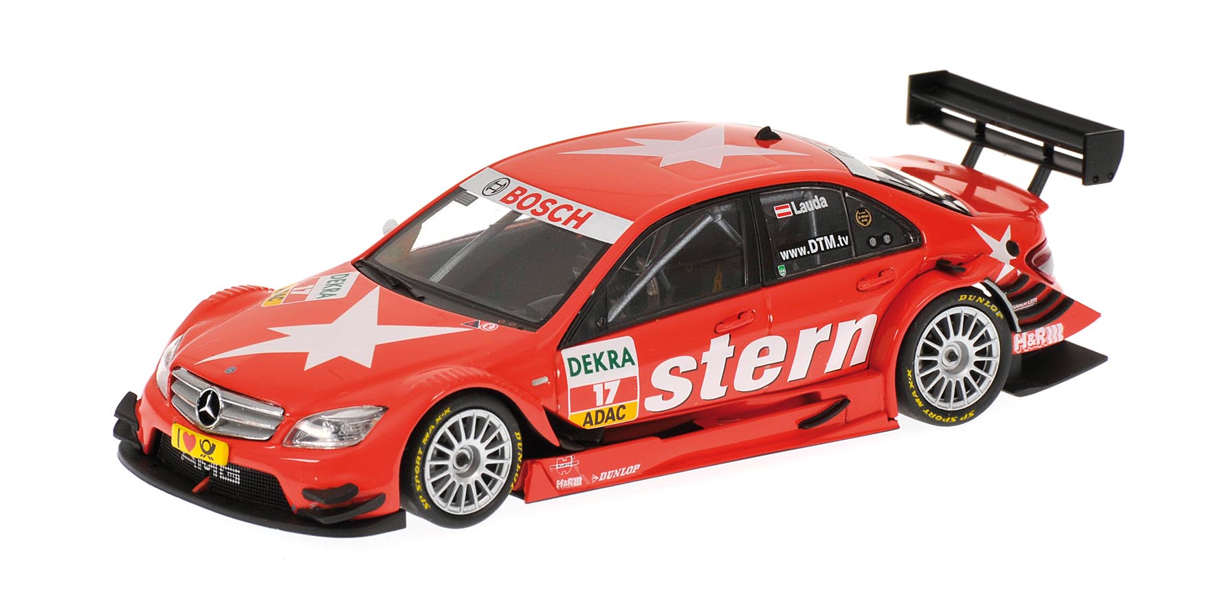 Mercedes-Benz C-Class # 17 Stern - 2009 - M.Lauda<BR>1/43