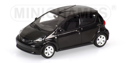 Toyota Aygo - 2005 - Preto<BR>1/43