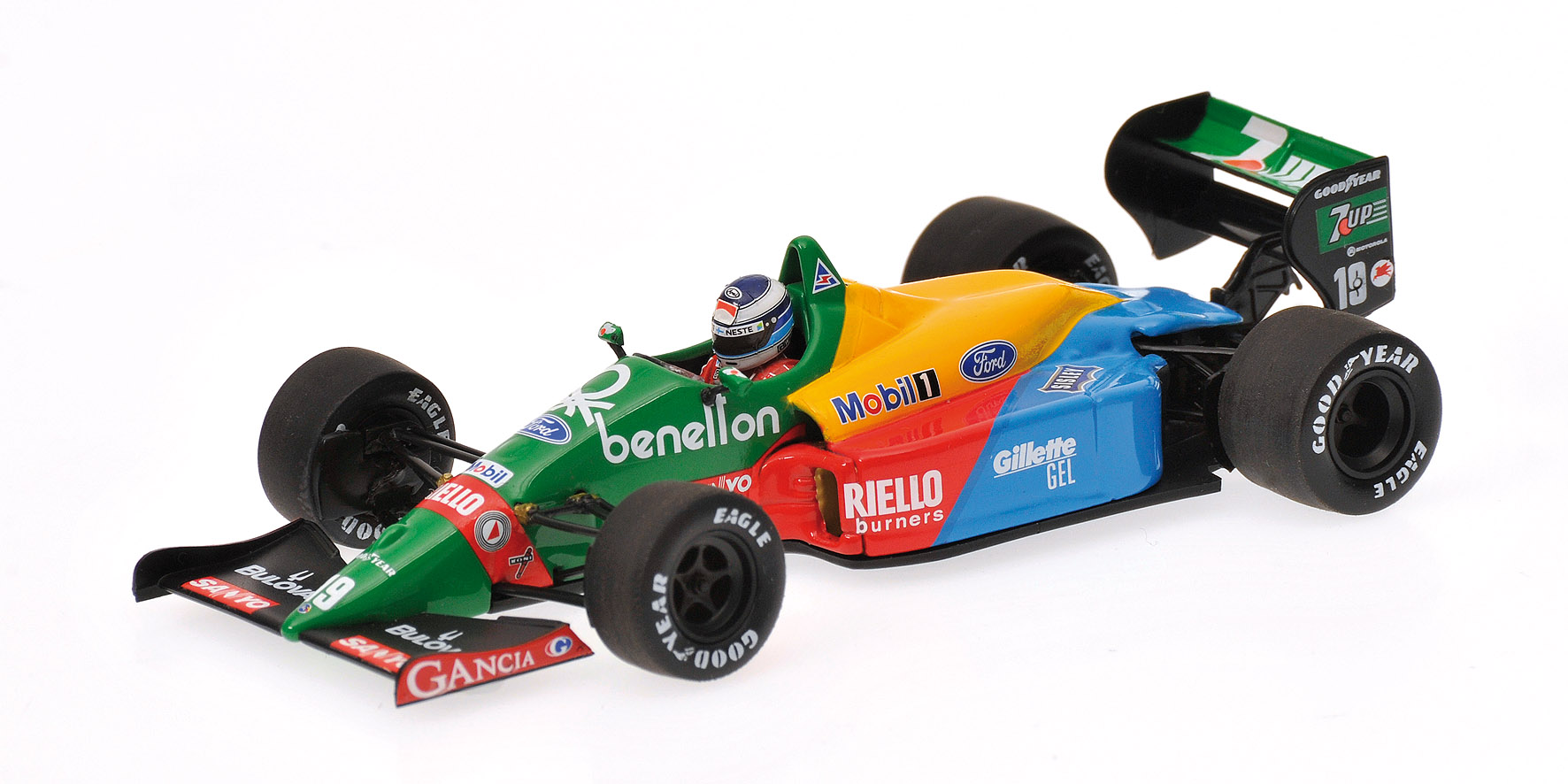 F1 Benetton Ford B188 # 19 First Test - 1990 - Hakkinen<BR>1/43