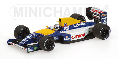 F1 Williams Renault FW14 - 1991 - Ricardo Patrese<BR>1/43