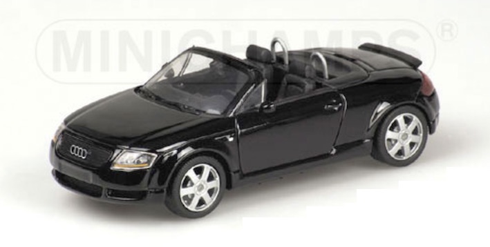 Audi TT Roadster - 2000 - Preto<BR>1/43