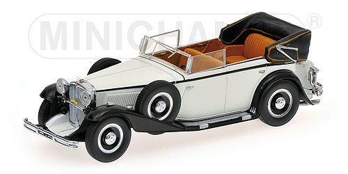 Maybach Zeppelin - 1932 - Branco/Preto<BR>1/43