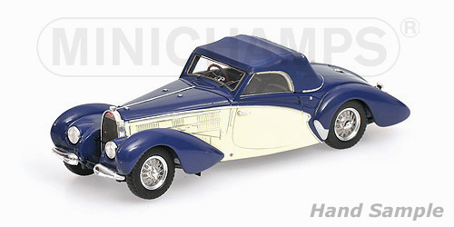 Bugatti Type 57C Aravis - 1939 - Azul<BR>1/43