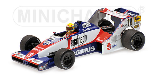 F1 Toleman Hart TG183B GP Brazil - 1984 - Ayrton Senna<BR>1/43 F1 Toleman Hart TG183B GP Brazil - 1984 - Ayrton Senna<BR>1/43