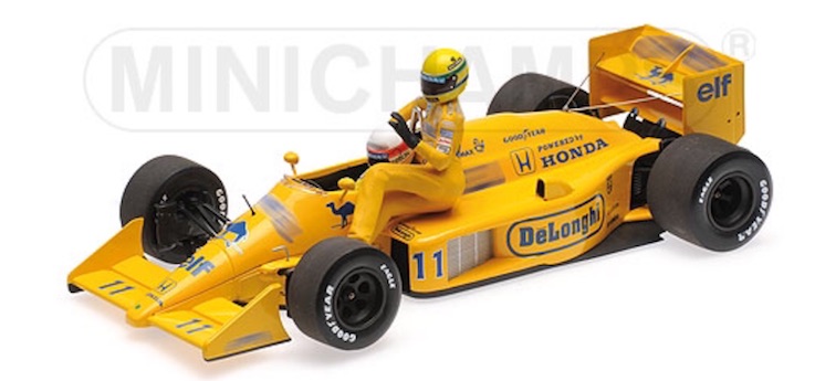 F1 Lotus Honda 99T Italia GP Carona-1987-Nakajima/Senna<BR>1/18