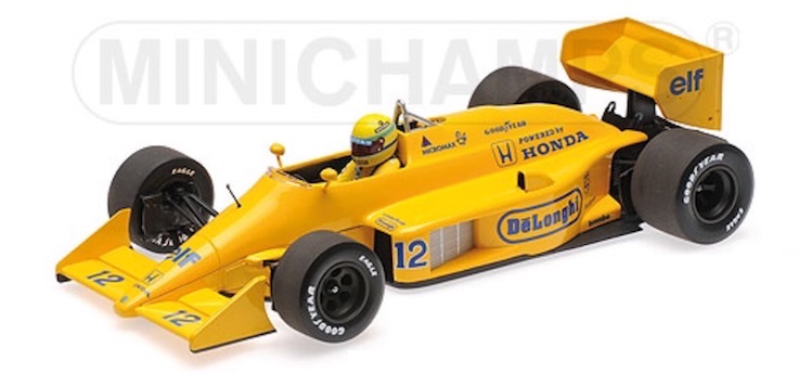 F1 Lotus Honda 99T Winner Monaco GP- 1987 - Ayrton Senna<BR>1/18